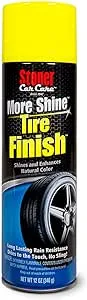 Stoner Car Care 91094 More Shine Tire Finish for Tire and Wheel Care Creates a Long-Lasting, Rain-Resistant Tire Shine, Makes Faded Tires Look New, Non-Greasy Formula, 12 Oz, Pack of 1