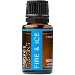 Fire & Ice (Muscle) Essential Oil by Natures Fusions, 15 ml