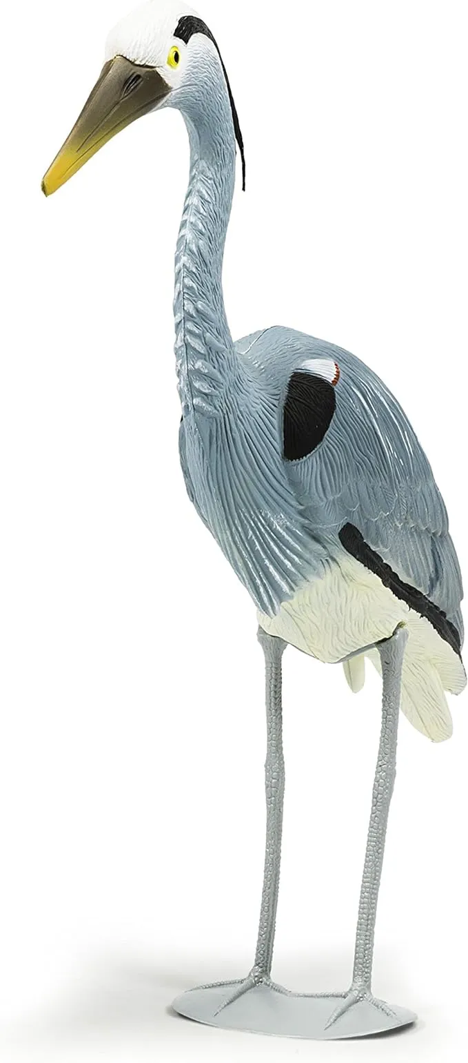 Aquascape 81030 Blue Heron Bird Decoy for Pond, Waterfall, Landscape, and Garden Features,Gray