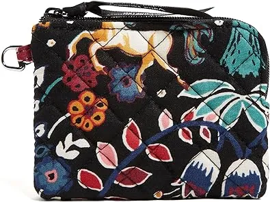 Vera Bradley Women's Cotton Coin Purse, Enchantment, One Size