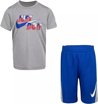 Nike Little Boys Dri-FIT Just Do It Tee &amp; Shorts 2 Piece Set