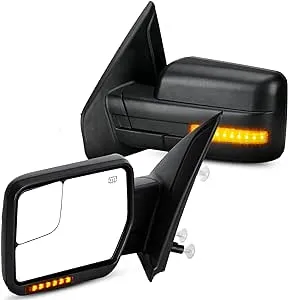 Spec-D® RMX-F15007F4H-P-FS - Driver and Passenger Side Power Towing Mirrors (Heated)