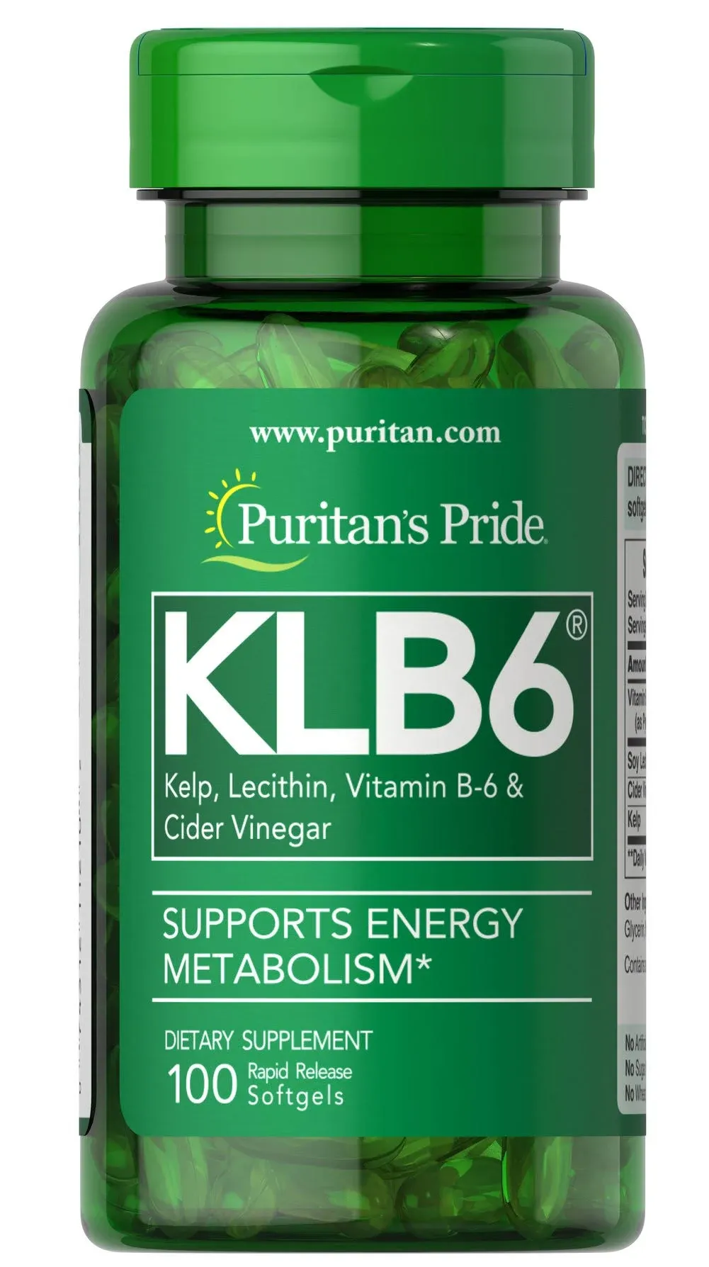 "Puritan's Pride, KLB6 Kelp Complex, 100 Softgels"