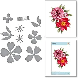 "Spellbinders - Susan's Spring Flora Collection - Dies - Double & Single Peonies"