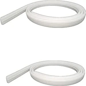 RV Roof Vent Seal 110" RV Seal Replacement for Roof Vents Roof Vent Lid Replacement Gasket (1-ROLL white)