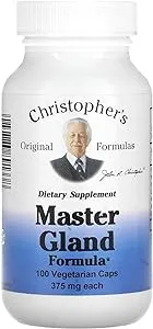 Christopher's Original Formulas Master Gland Formula, 375 mg, 100 Vegetarian Caps