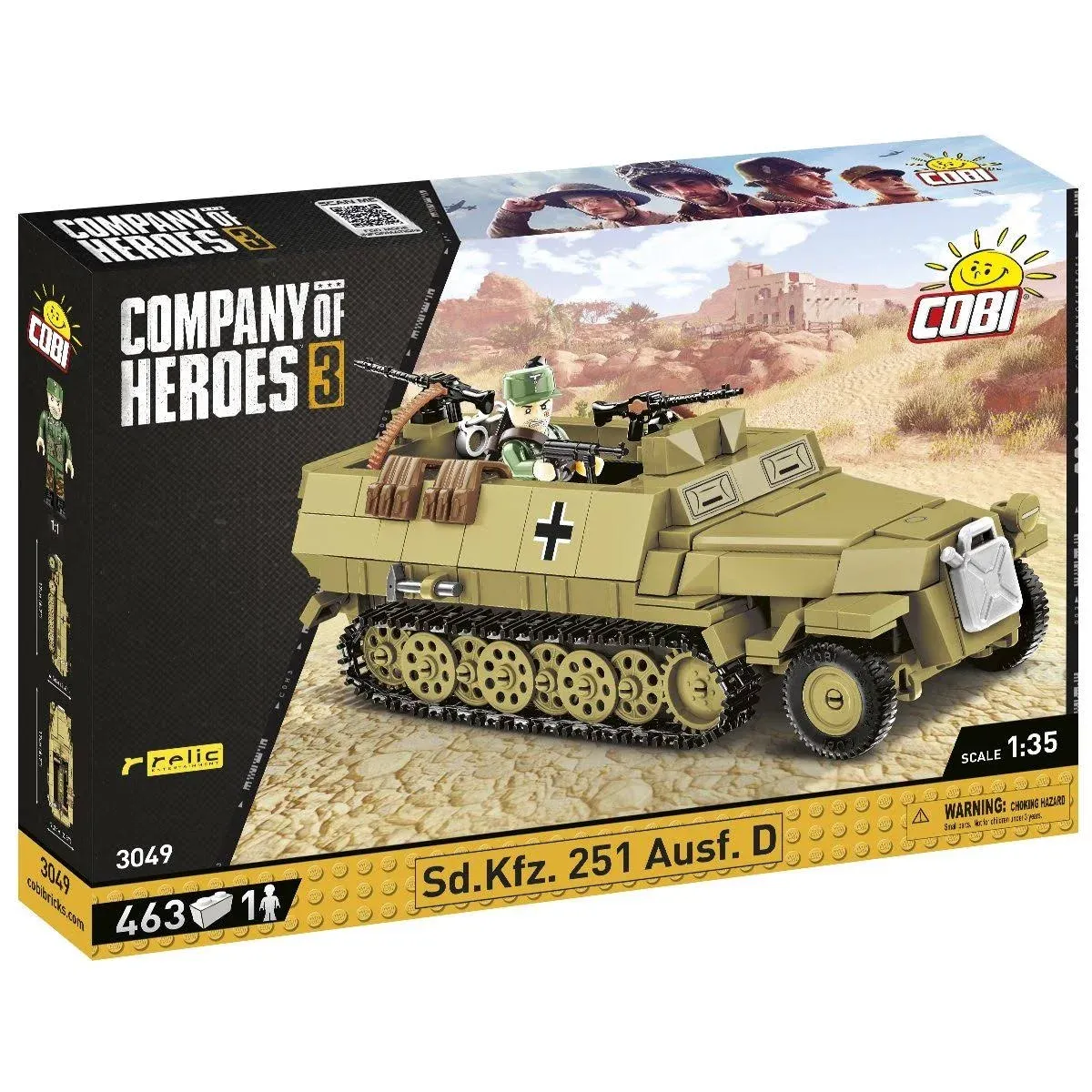 Cobi 3049 - Company of Heroes 3 - SdKfz 251/1 Ausf. D- New