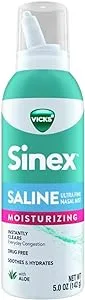 Vicks Sinex Moisturizing Saline Ultra Fine Nasal Mist with Aloe