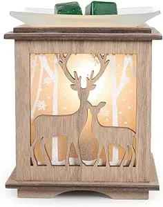 Scentsationals Winter Holiday Deer Fragrance Wax Warmer, Brown