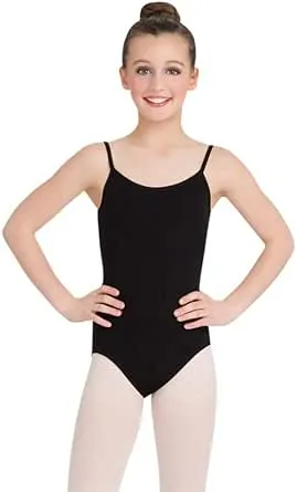 Capezio Black Camisole Leotard with Adjustable Straps - Girls Large