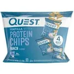 Quest Protein Ranch Tortilla Chips - 4 Count