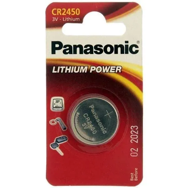 Panasonic Cr2450 Lithium Coin Battery