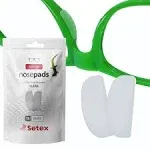 Ultra-Thin Anti-Slip Eyeglass Nose Pads - 15 Clear Pair Pack - Mimics Gecko&#039;s...