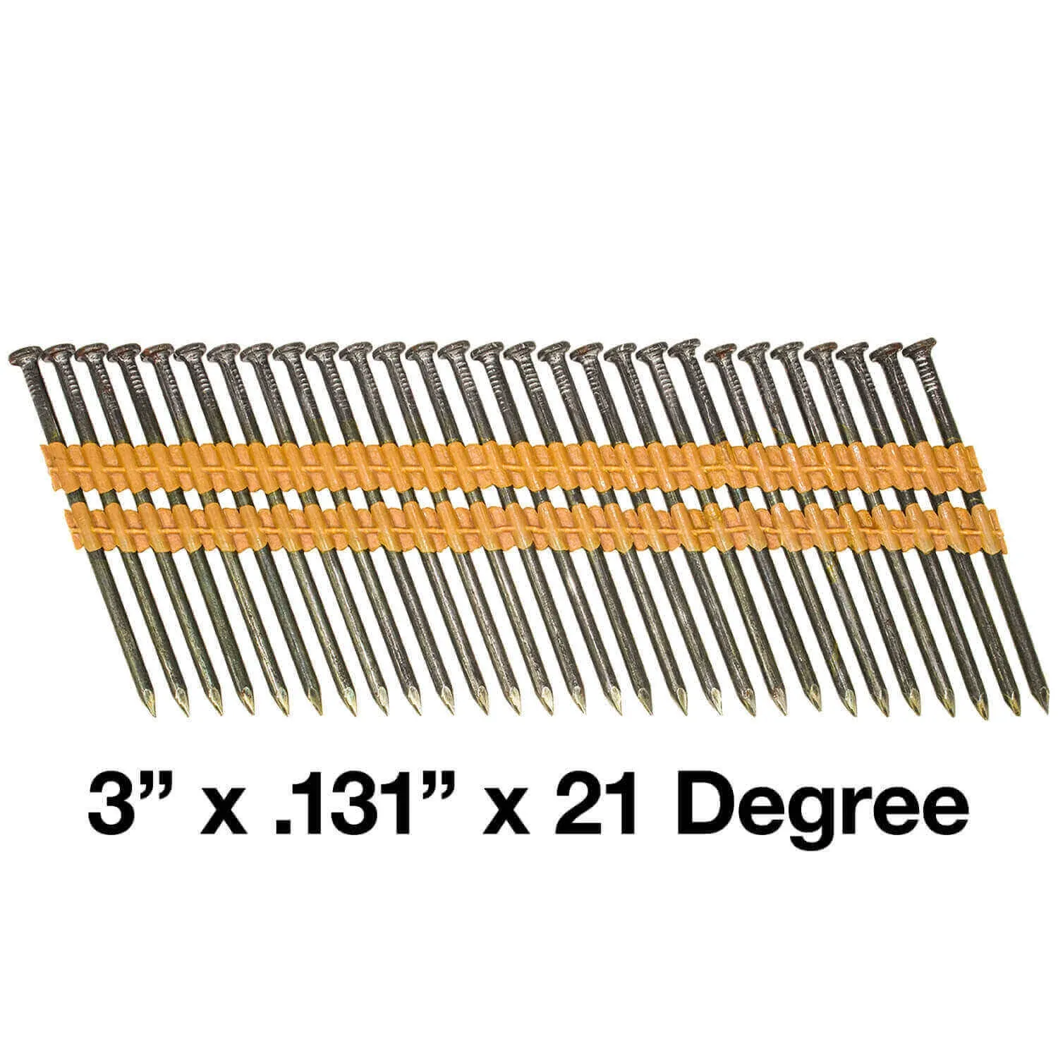 Collated 21 Degree Framing Nails (Plastic Strip)