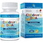 Nordic Naturals Children's DHA Chewable Softgels, Strawberry, 250 mg - 90 count