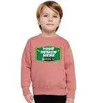 Rabbit Skins Toddler Sweatshirt Boys & Girls | Long Sleeve Fleece , Pink, 2T