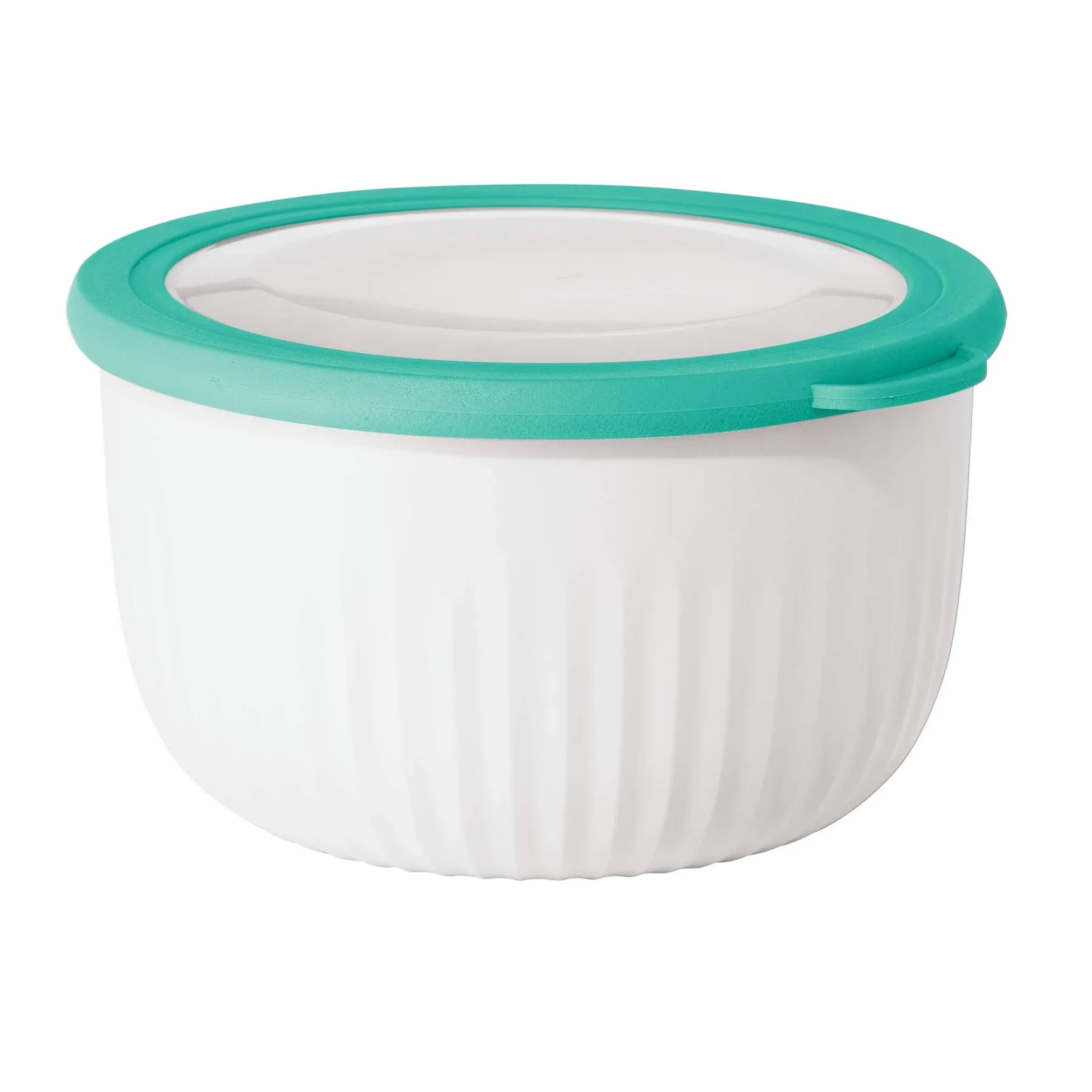 Oggi 2.6 qt. Prep & Serve Bowl with Lid | White