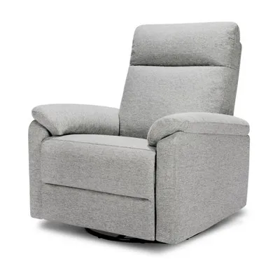 Davinci Suzy Swivel Recliner in Frost Grey, GREENGUARD Gold & CertiPUR-US® CertifiedDavinci Suzy Swivel Recliner in Frost Grey, GREENGUARD Gold & CertiPUR-US® Certified