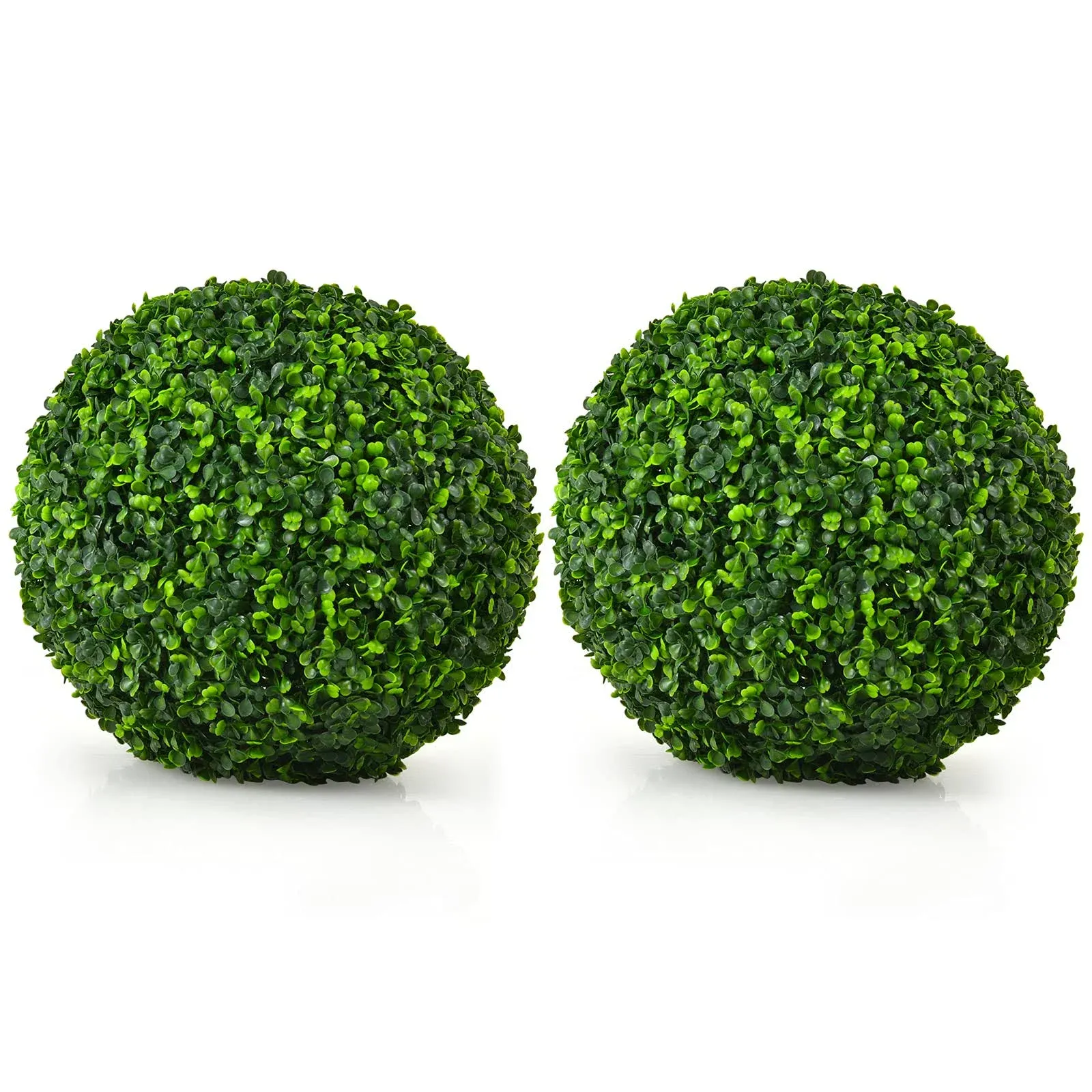 Goplus 2 Pcs 15.7 inch Artificial Boxwood Topiary Balls