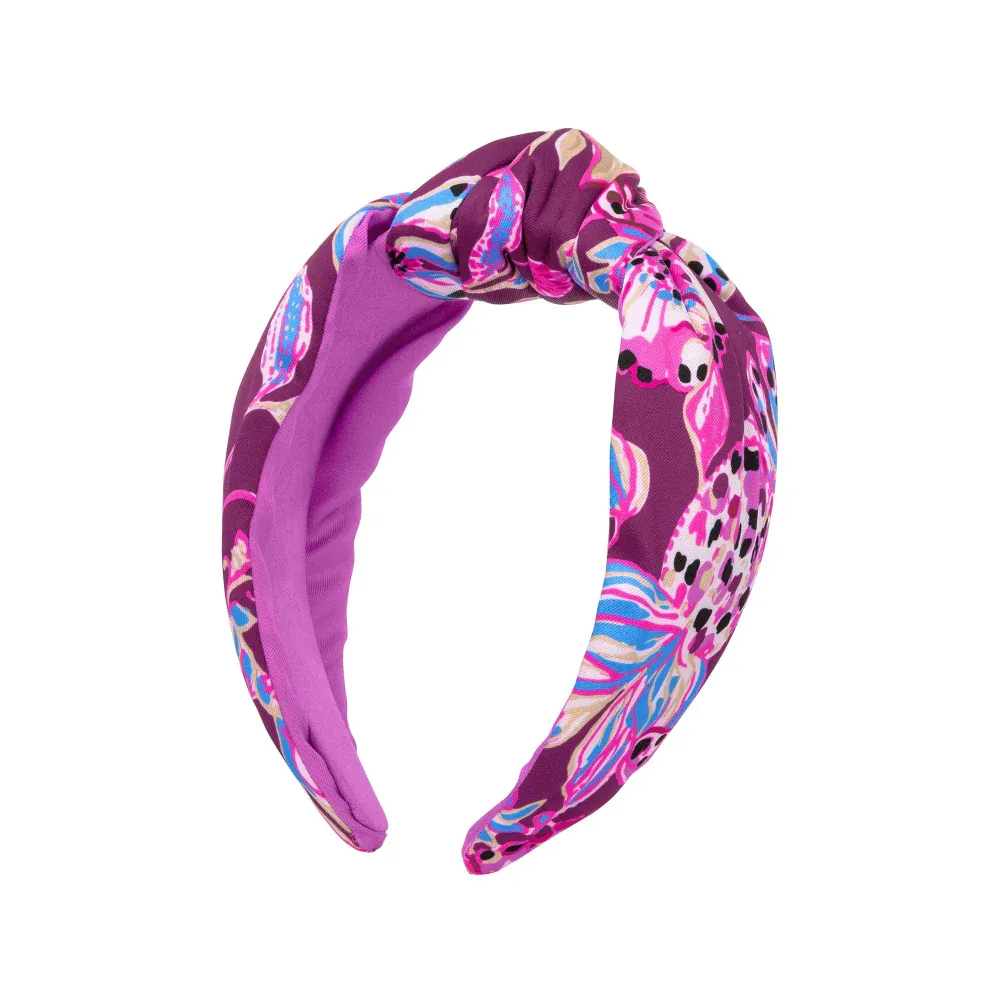 Lilly Pulitzer Twist Headband - Amarena Cherry Tropical with a Twist