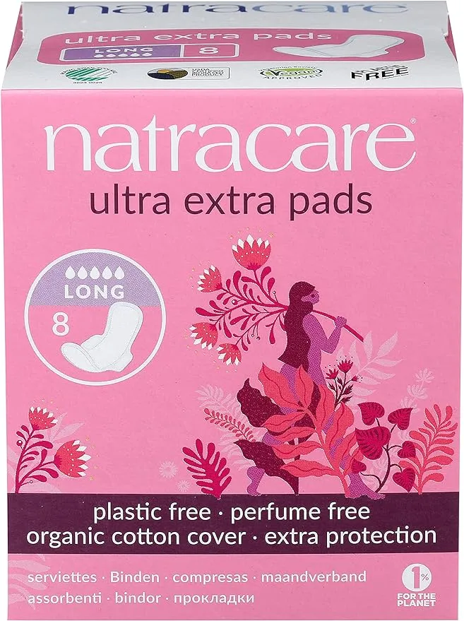 Natracare Ultra Extra Long Pads with Wings