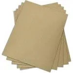 Brown Kraft Chipboard – Medium Weight 30 Point (0.03 inch) Cardboard | Thick and Sturdy, Great for Arts and Crafts, Packaging, Scrapbooking, Notepad Backing | 25 Chipboard Sheets | 12" x 12"