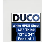 Natural White HDPE Sheet