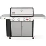 Weber - Genesis S-435 Propane Gas Grill - Stainless Steel