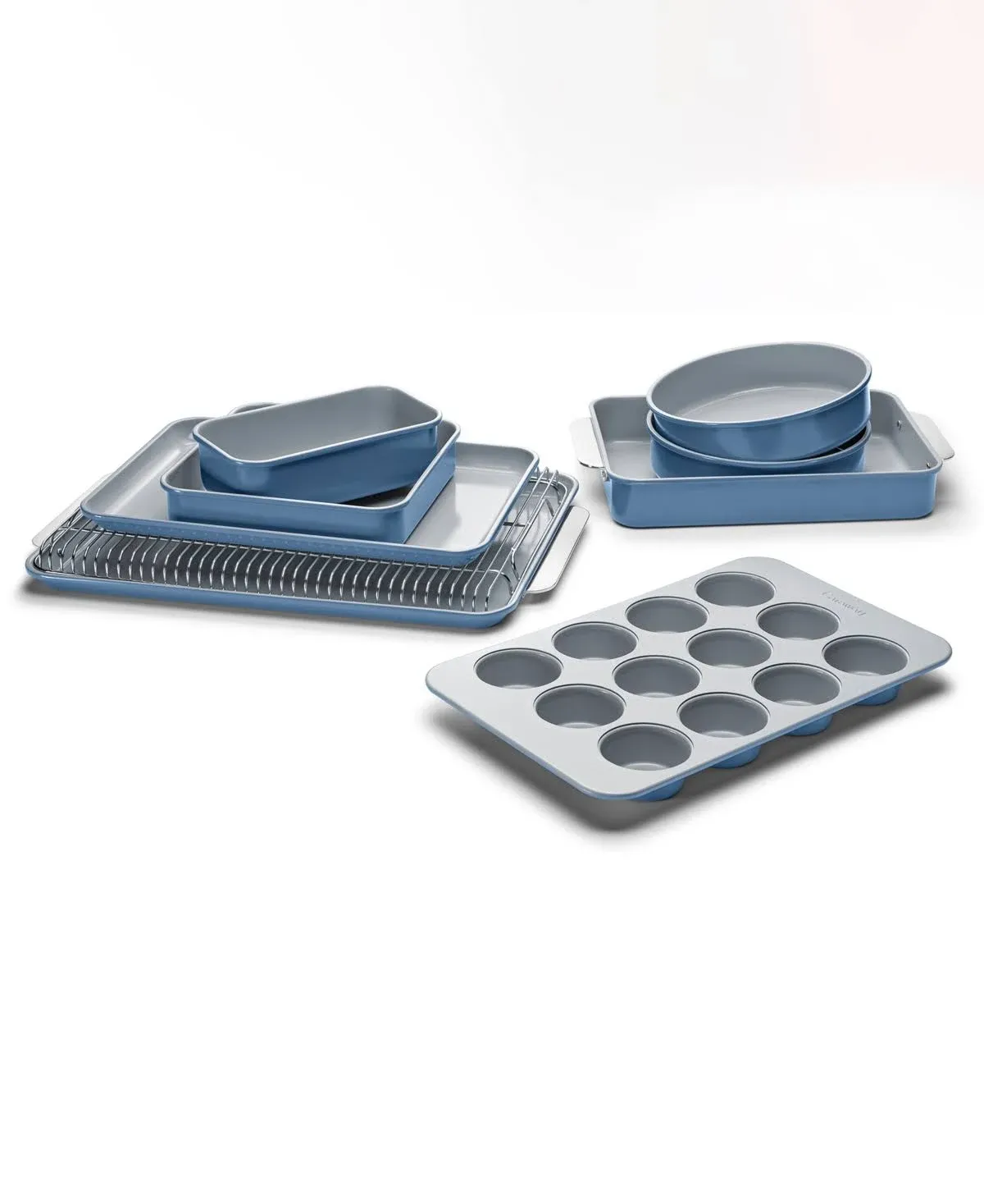 Caraway Ceramic Non-Stick Mega 11 Piece Bakeware Set - Navy