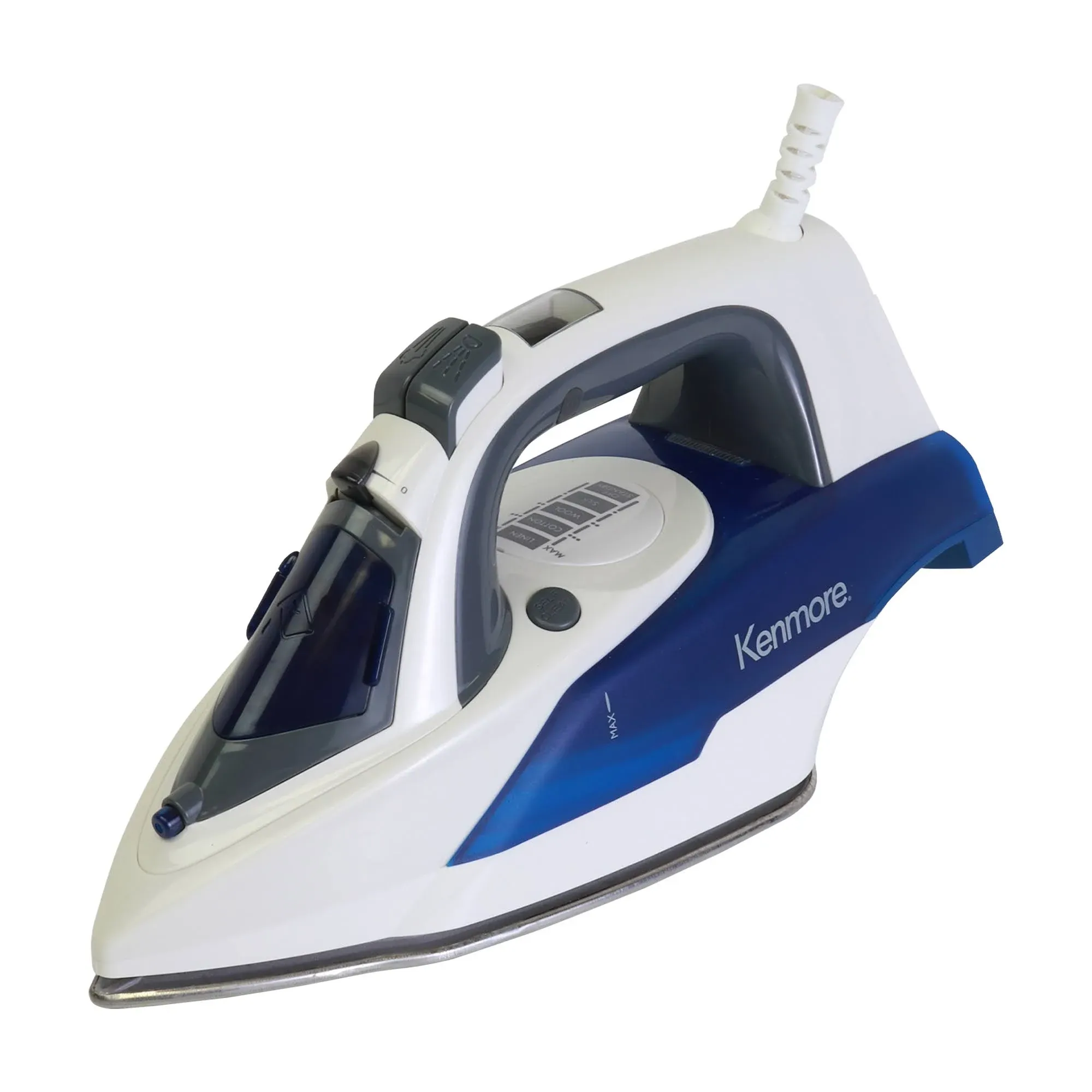 Kenmore Digital Power Steam Iron | Garment Steamer | 9 Fabric Presets