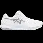 "Asics Women's Gel-Resolution 9 White/Silver"