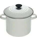 Le Creuset Enamel On Steel Stockpot, 8 qt., White