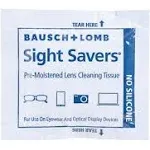 Bausch & Lomb Sight Savers Premoistened Lens Cleaning Tissues, 100