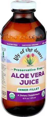 Lily of The Desert Aloe Vera Juice Preservative Free - 16 fl oz bottle