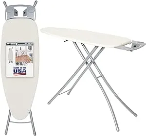 Ironing Board Full Size Made in The USA by Seymour Home Products (Khaki) Extr...