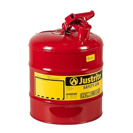 Justrite 5 Gallon Red Type I Safety Can