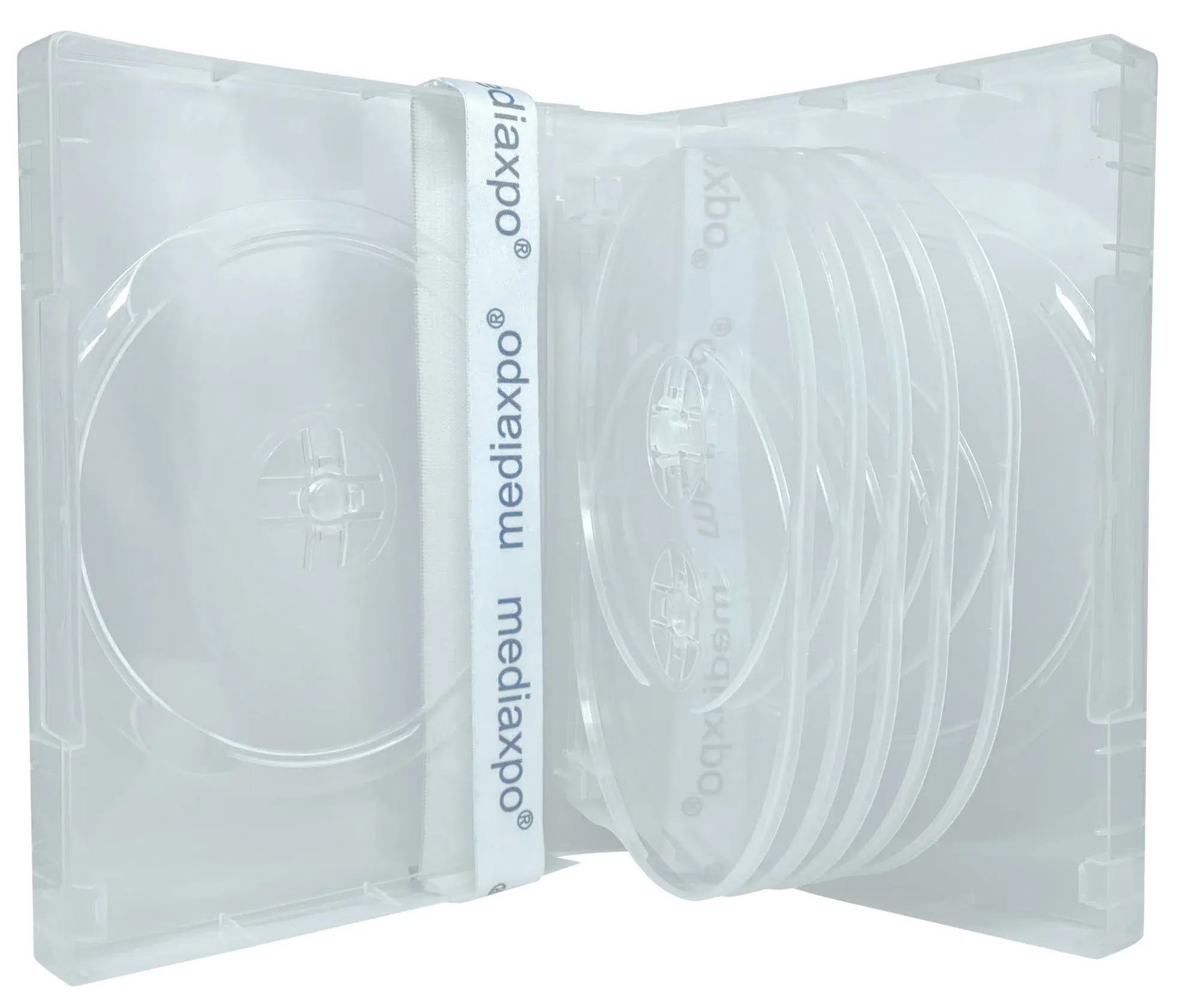 CheckOutStore 10 Clear 12 Disc DVD Cases