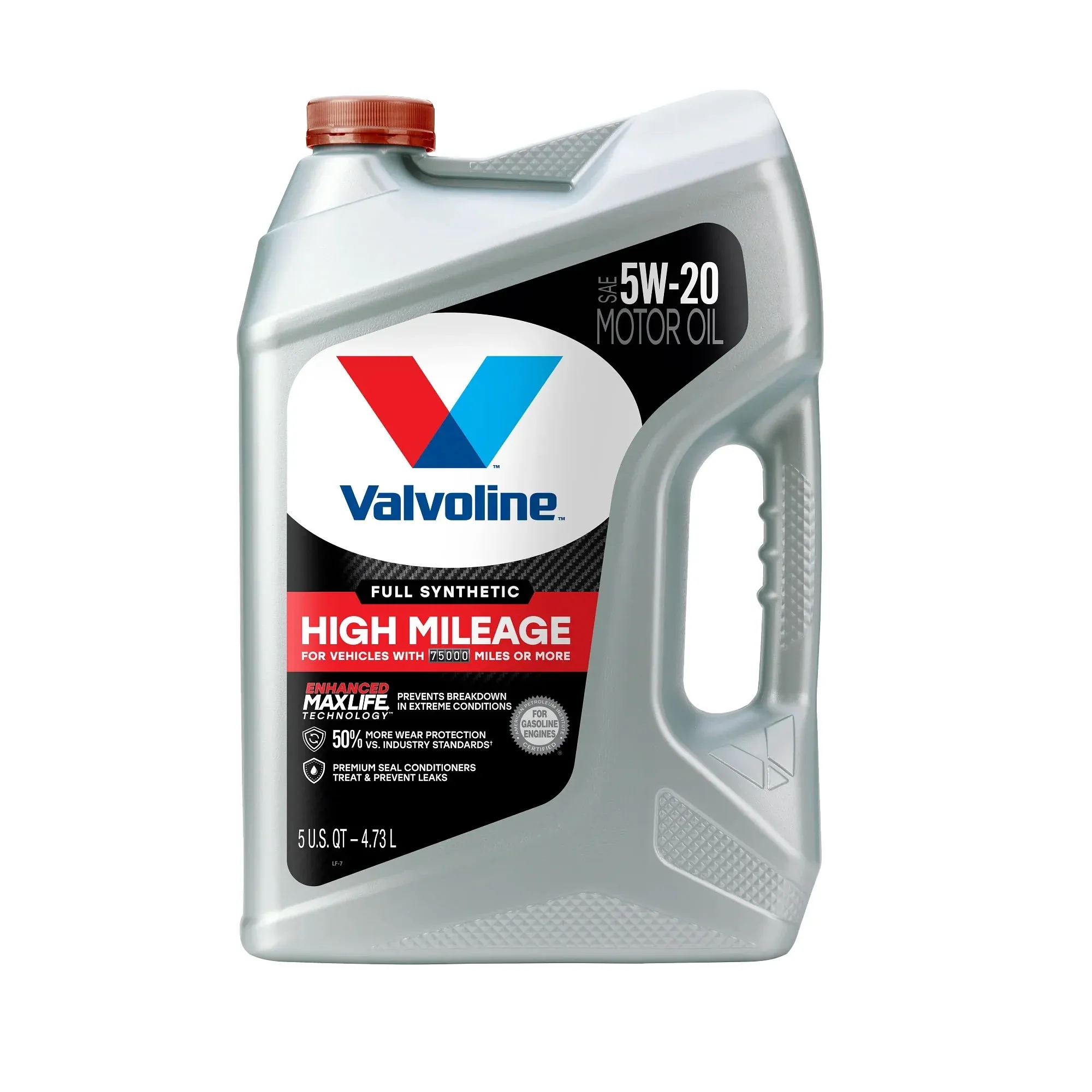 Valvoline Full Synthetic High Mileage with MaxLife Technology SAE 5W-20 Motor Oil 5 qt