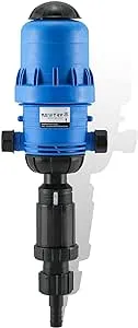 NEWTRY 1%-10% Fertilizer Injector for Drip Irrigation, Adjustable Water Powered Dosing Pump, 3/4" NPT