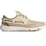 Sperry 7 Seas 3-Eye Sneakers sz 8.5 Men&#x27;s Taupe STS41093 Water-Friendly Shoes