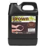 Peach Country Chocolate Brown Mulch Dye Color Concentrate - 2,800 Sq. Ft. - Brighten Up Your Old Mulch Beds Easily with Our Premium Mulch Dye (1 Quart, Brown)