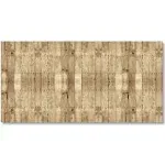 Bordette Designs, 48" X 50 Ft Roll, Weathered Wood, Brown/white