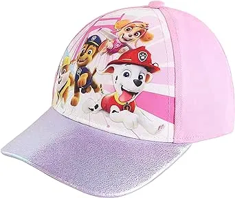 Nickelodeon Kids Baseball Hat for Toddler Girls Ages 2-4, Paw Patrol Baseball Cap, Girl's