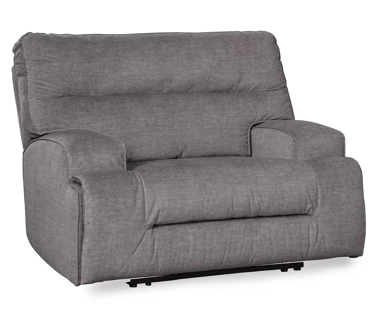 Coombs Charcoal Wide Seat Recliner