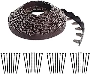 100' No-Dig Garden Edging Kit Brown - EasyFlex