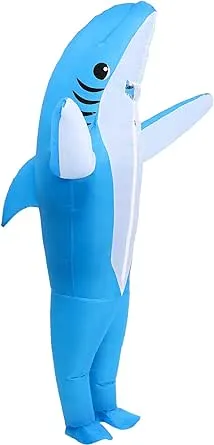 HUAYUARTS Inflatable Costume Blow up Costume Shark Game Fancy Dress Halloween 