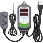 Inkbird ITC-308 Digital Temperature Controller Outlet Thermostat, 2-Stage, 1100W