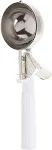 Winco ICOP-6 Ice Cream Disher, Size 6, White Handle