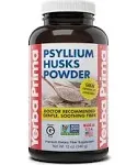 Yerba Prima Psyllium Husks Powder - 12 oz (Pack of 3) - Natural Fiber Supplement - Colon Cleansing - Vegan, Non-GMO, Gluten-Free (New Label - Packaging May Vary)