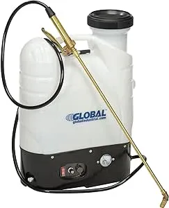 Global Industrial Commercial Duty Battery Operated No Pump Backpack Sprayer